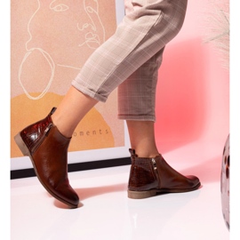 BUTDAM Aurora barna bőr Btz őszi csizma 1