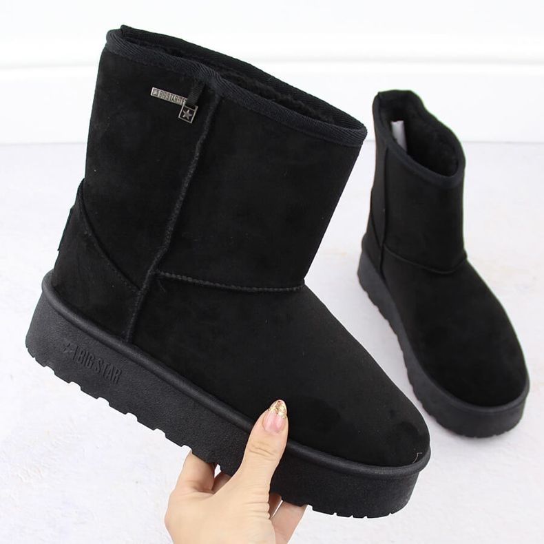 Vízálló női mukluk hócsizma fekete Big Star OO274898 1 Vízálló női mukluk hócsizma fekete Big Star OO274898 1