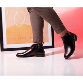 BUTDAM Btz Aurora fekete bőr lapos sarkú őszi csizma 2 BUTDAM Btz Aurora fekete bőr lapos sarkú őszi csizma 2