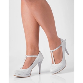 BUTDAM Mariola Kényelmes platform esküvői cipő ezüst pánttal 1 BUTDAM Mariola Kényelmes platform esküvői cipő ezüst pánttal 1