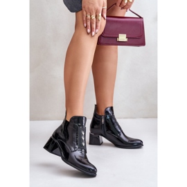 Zazoo 60504 szabadalmaztatott bokacsizma, szigetelt, fekete 2