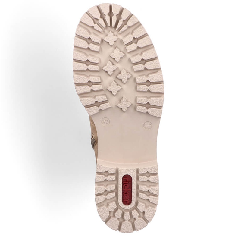 Hőszigetelt női csizma, bézs, Rieker 72643-60 2