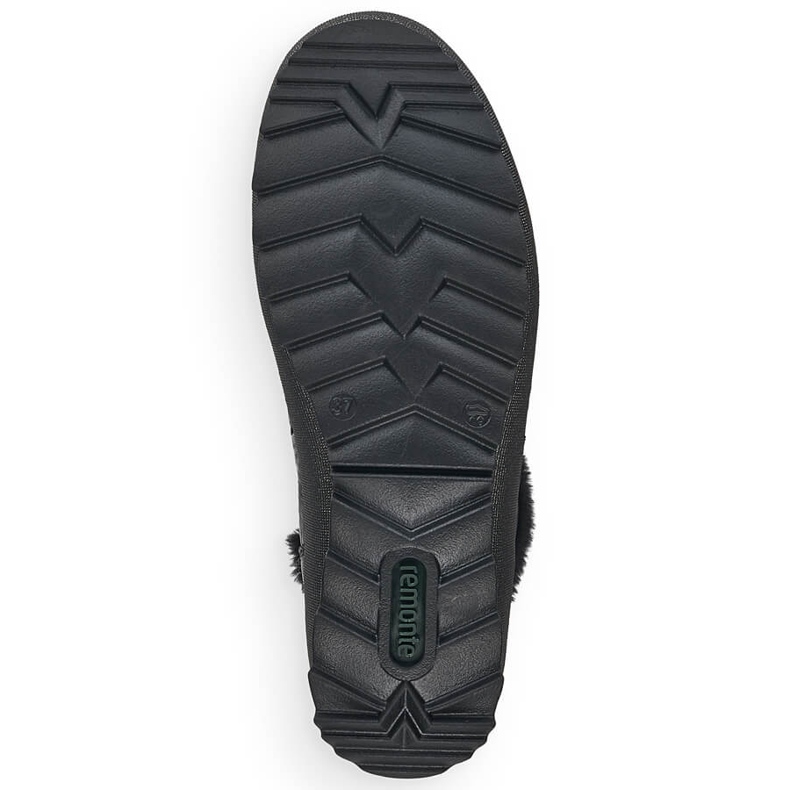 Női fekete szigetelt bőrcsizma Remonte R8480-01 2