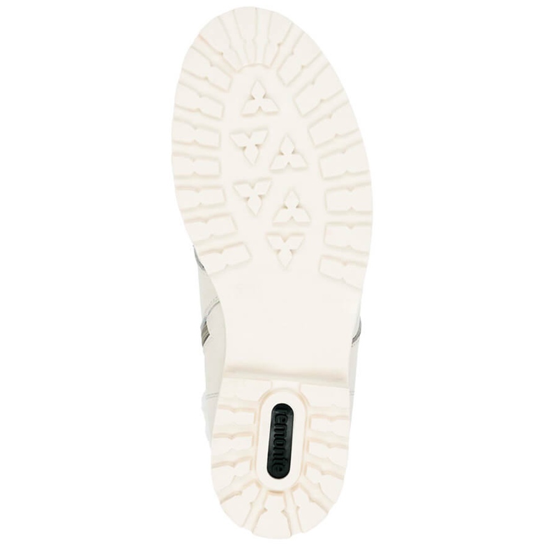 Női bőr vízálló munkáscsizma, fehér Remonte D8481-80 1