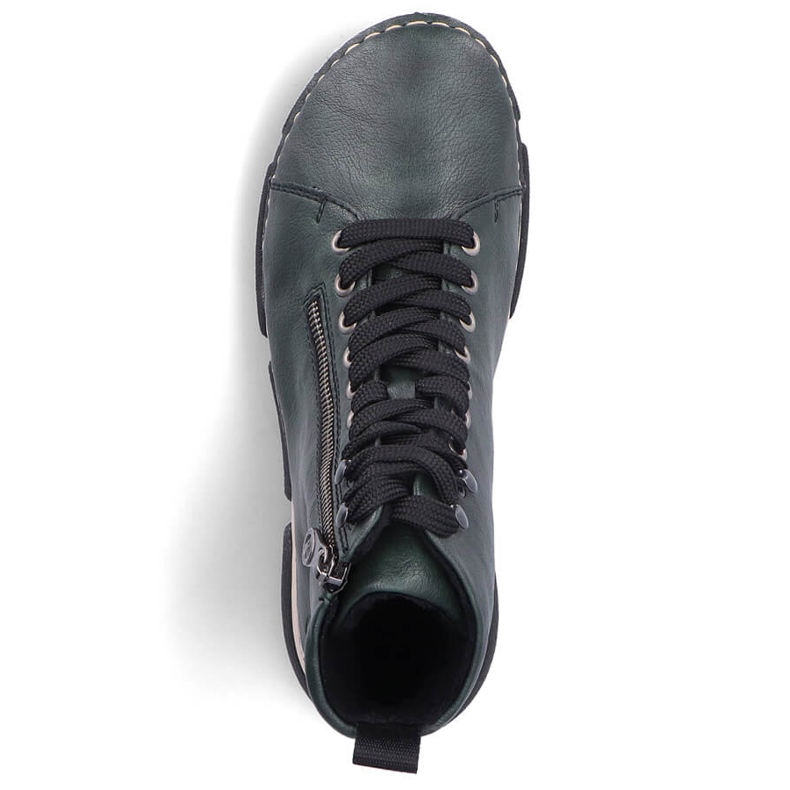 Kényelmes zöld női bokacsizma Rieker 45920-54 1