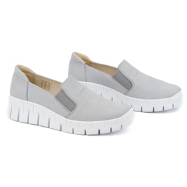 WASAK Női bőr tolócipő 0721W kék 2