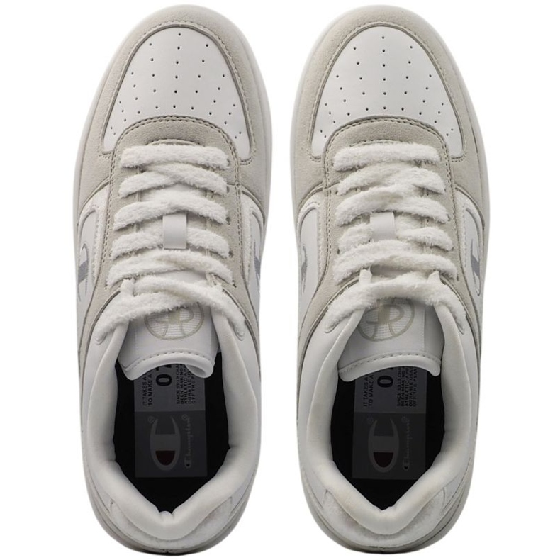 Champion Foul Play PLat Velour Low Cut S11702 ES002 cipő bézs 1