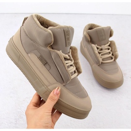 Bézs színű női hőszigetelt csizma Big Star OO274A532 1 Bézs színű női hőszigetelt csizma Big Star OO274A532 1