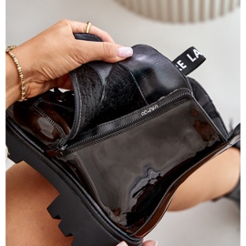 Női szabadalmaztatott munkáscsizma, hőszigetelt, feliratokkal, fekete, Zinfrey 2