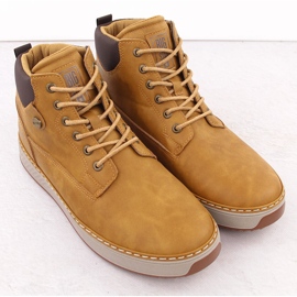 Férfi magas szárú fekete tornacipő Big Star OO174561 2