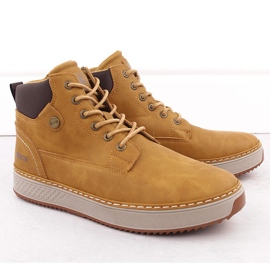 Férfi magas szárú fekete tornacipő Big Star OO174561 1