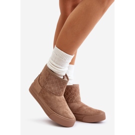 Hócsizma cipzárral szigetelt szőrmével Big Star OO274A524 bézs 1 Hócsizma cipzárral szigetelt szőrmével Big Star OO274A524 bézs 1