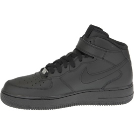 Nike Air Force 1 Mid Gs W 314195-004 cipő fekete 1