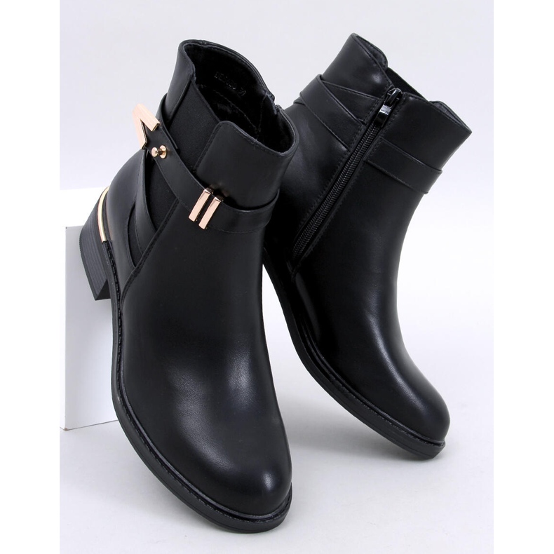 Gavins Black Pu Chelsea csizma fekete 1