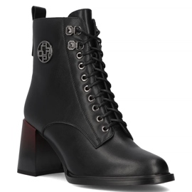 Filippo DBT6316/24 Bk fekete bőr bokacsizma 1