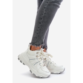 Női szigetelt tornacipő Big Star OO274A161 fehér 2