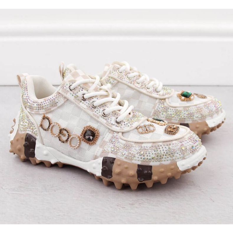 Potocki cipő, gazdagon díszített 16324 WOL275B sokszínű 2