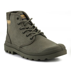Palladium Pampa Hi Coated U 74375-377-M Dusky Green cipő zöld 1
