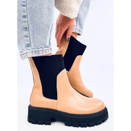 Chelsea csizma magas Cillo Camel felsőrésszel barna 1