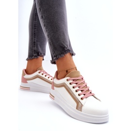 A női sport bézs csillogással búcsúzik fehér 5