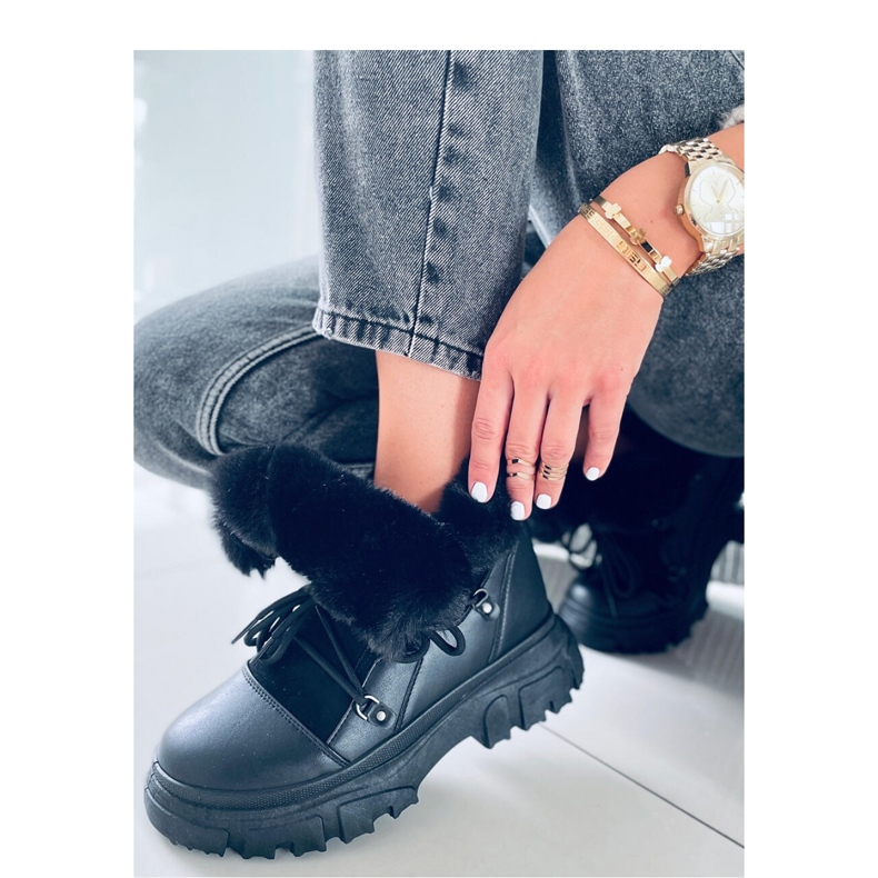 Jarl Black - Inello női hócsizma fekete 2