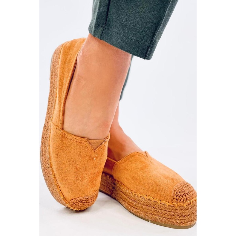 Espadrillák vastag talppal Poulain Camel - Inello barna 2