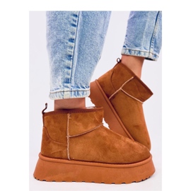 Rodmans Camel - Inello rövid platformcipő barna 2