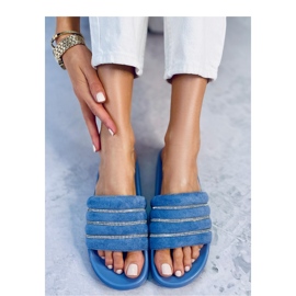 Lynne Blue strassz csúszkák kék 1 Lynne Blue strassz csúszkák kék 1