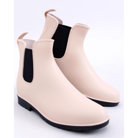 Bézs színű női Chelsea csizma 1