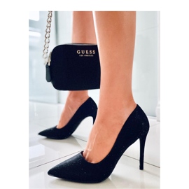 Női irizáló fekete tűk 2