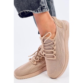 Khaki zoknis sportcipő barna 1