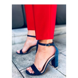 Navy magas sarkú szandál kék 1