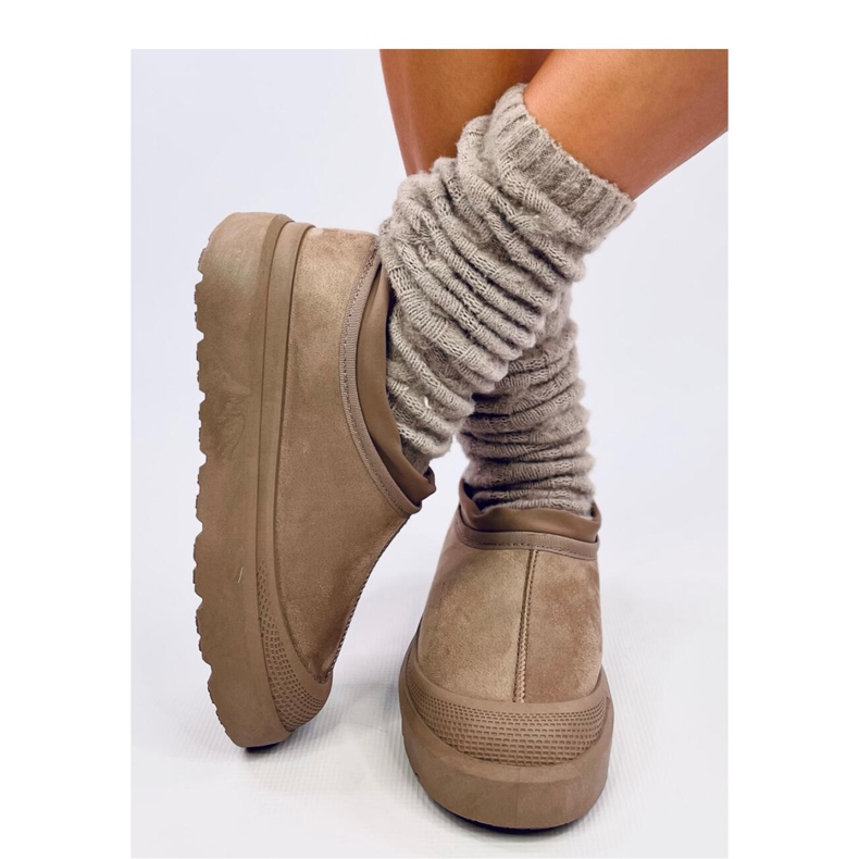 Khaki színű rövid hócsizma bézs 1 Khaki színű rövid hócsizma bézs 1