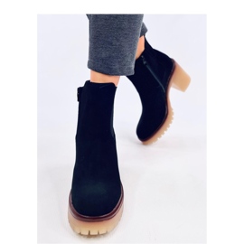 Mattis Black - Inello széles sarkú csizma protektorral fekete 2