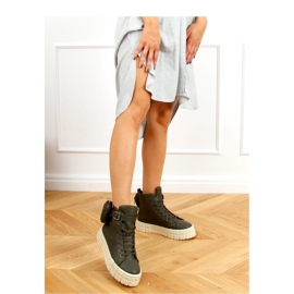 Zöld magasszárú tornacipő RE11P Green - Inello 2