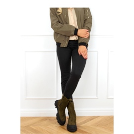 Magas zöld Chelsea csizma 1