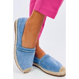 Kék női espadrillák 1