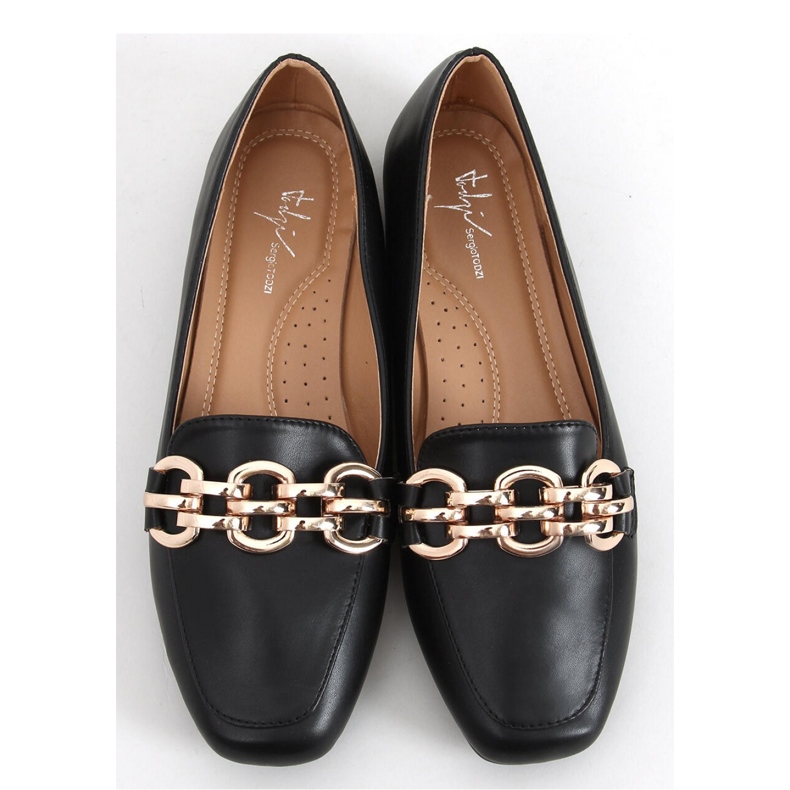 Fekete női mokaszin 1