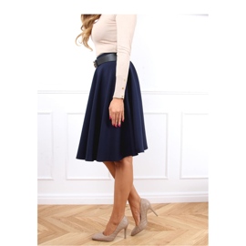 Női steppelt magassarkú Sötétbézs LE082P Khaki - Inello 1