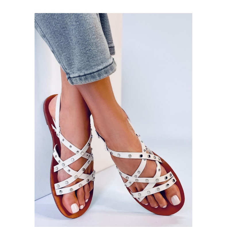 Capris Beige római szandál - Inello bézs 1