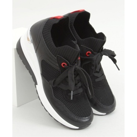 Fenix ​​​​fekete ék alakú tornacipő - Inello 1