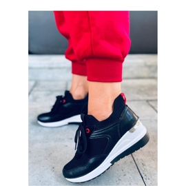 Fenix ​​​​fekete ék alakú tornacipő - Inello 2