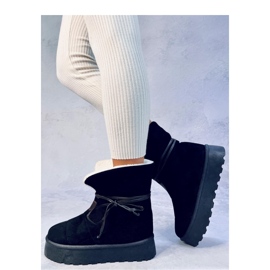 Ár Fekete báránybőr hócsizma - Inello 2