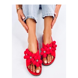 Sandal Cork papucs párnavirággal Charss Orange - Inello narancssárga 2 Sandal Cork papucs párnavirággal Charss Orange - Inello narancssárga 2