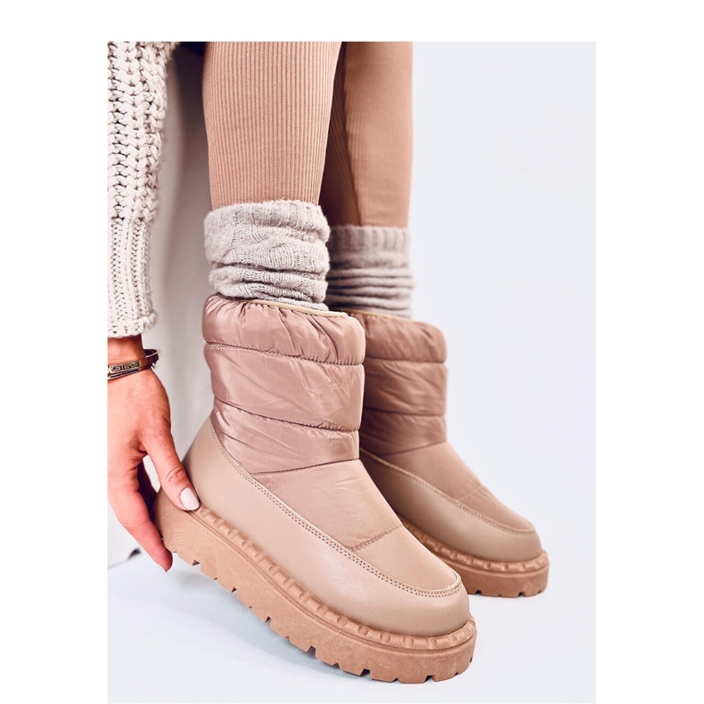 Javier Khaki - Inello nylon hócsizma barna 1