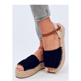 Boho Ingram Fekete espadrill szandál - Inello 1