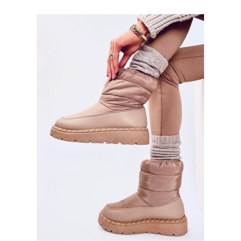 Javier Khaki - Inello nylon hócsizma barna 2