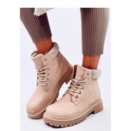Hőszigetelt női csizma Leode Beige - Inello bézs 1