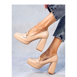 Entee Nude magas sarkú cipó - Inello bézs 2