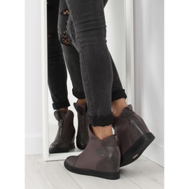 Grey Wedge tornacipő 168-129 szürke 2